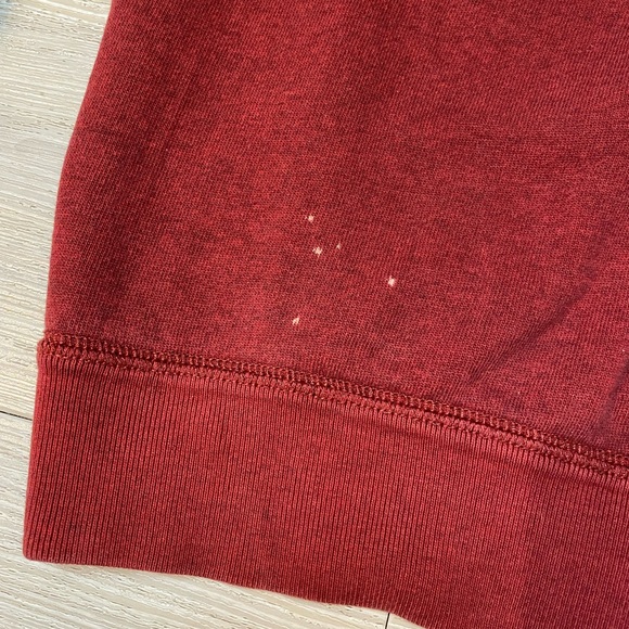 Isabel Marant Etoile Milly Logo Sweatshirt in Maroon Burgundy Red Size 34 - Picture 9 of 12